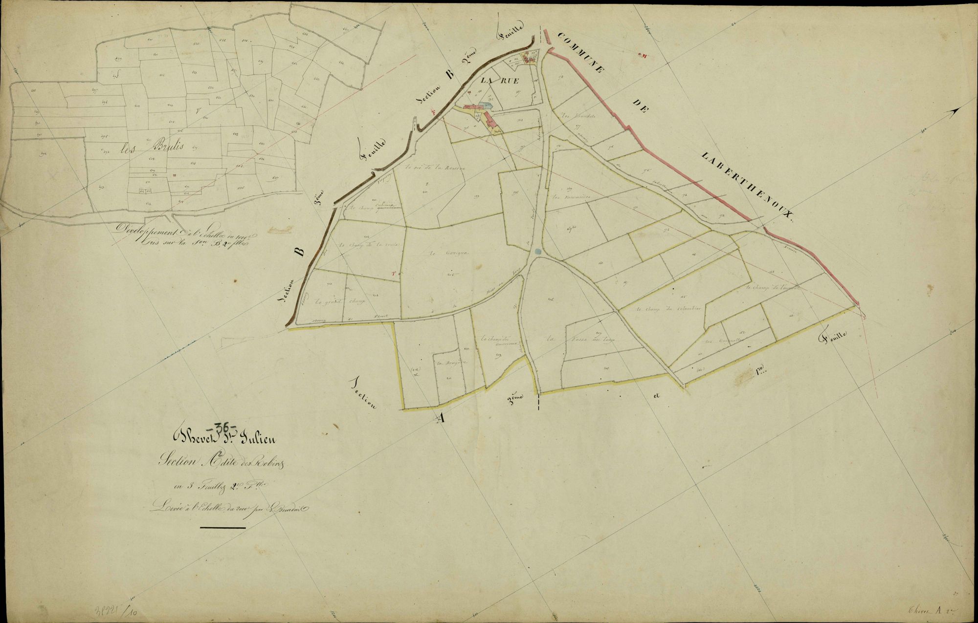 Thevet-Saint-Julien - Section A2, dite des Robins.