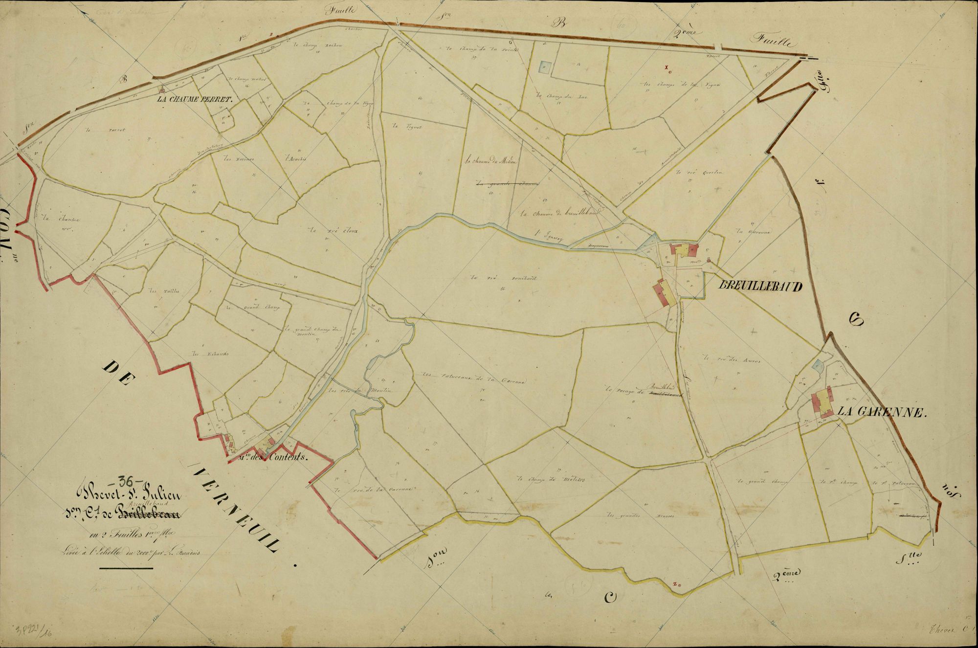 Thevet-Saint-Julien - Section C1, dite de Breuillebaud.