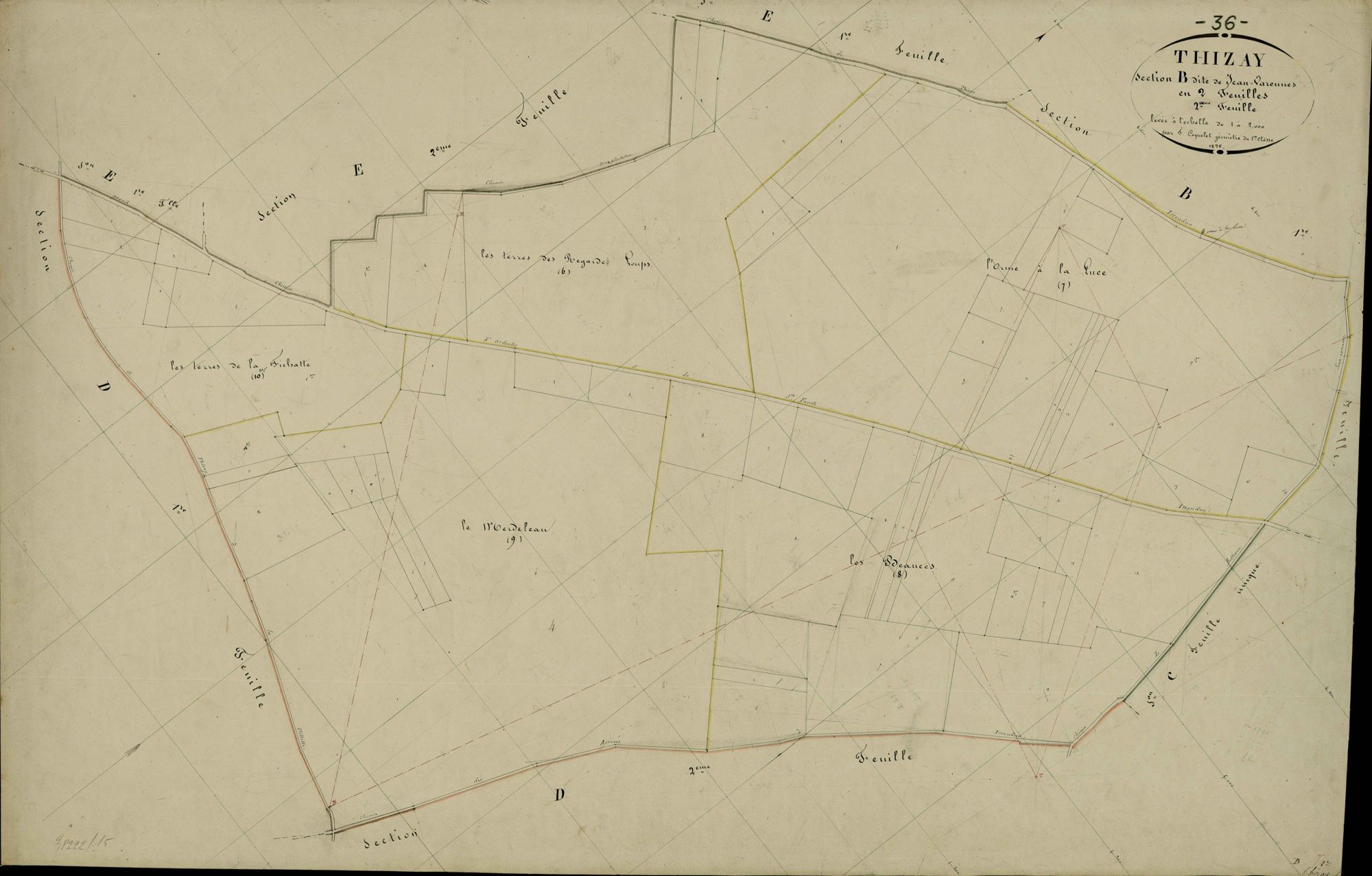 Thizay - Section B2, dite de Jean Varennes.