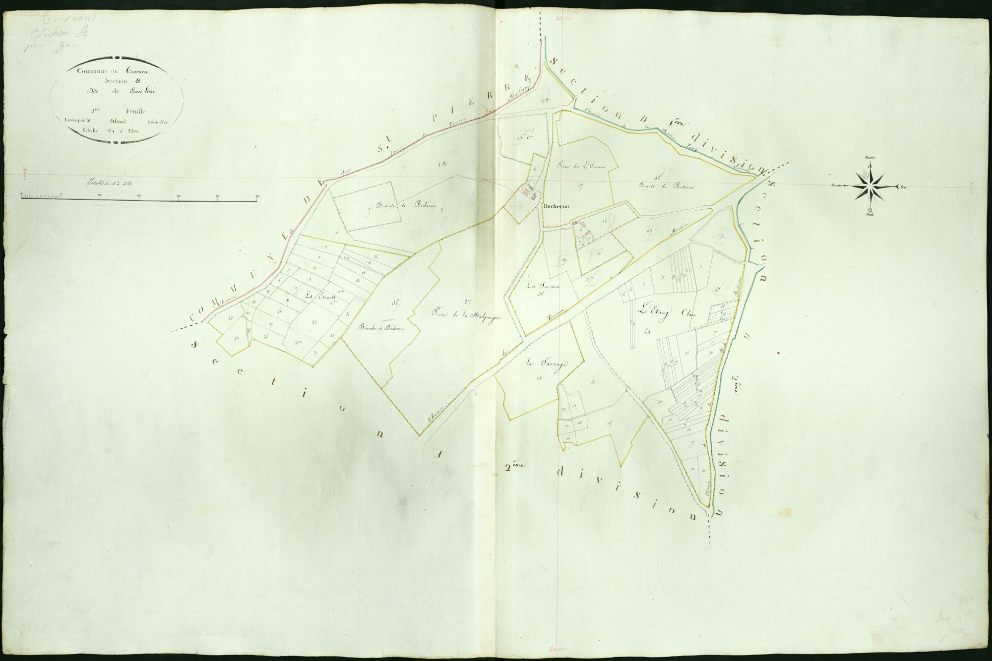 Tournon-Saint-Martin - Section A1, dite de Pierre Levée.