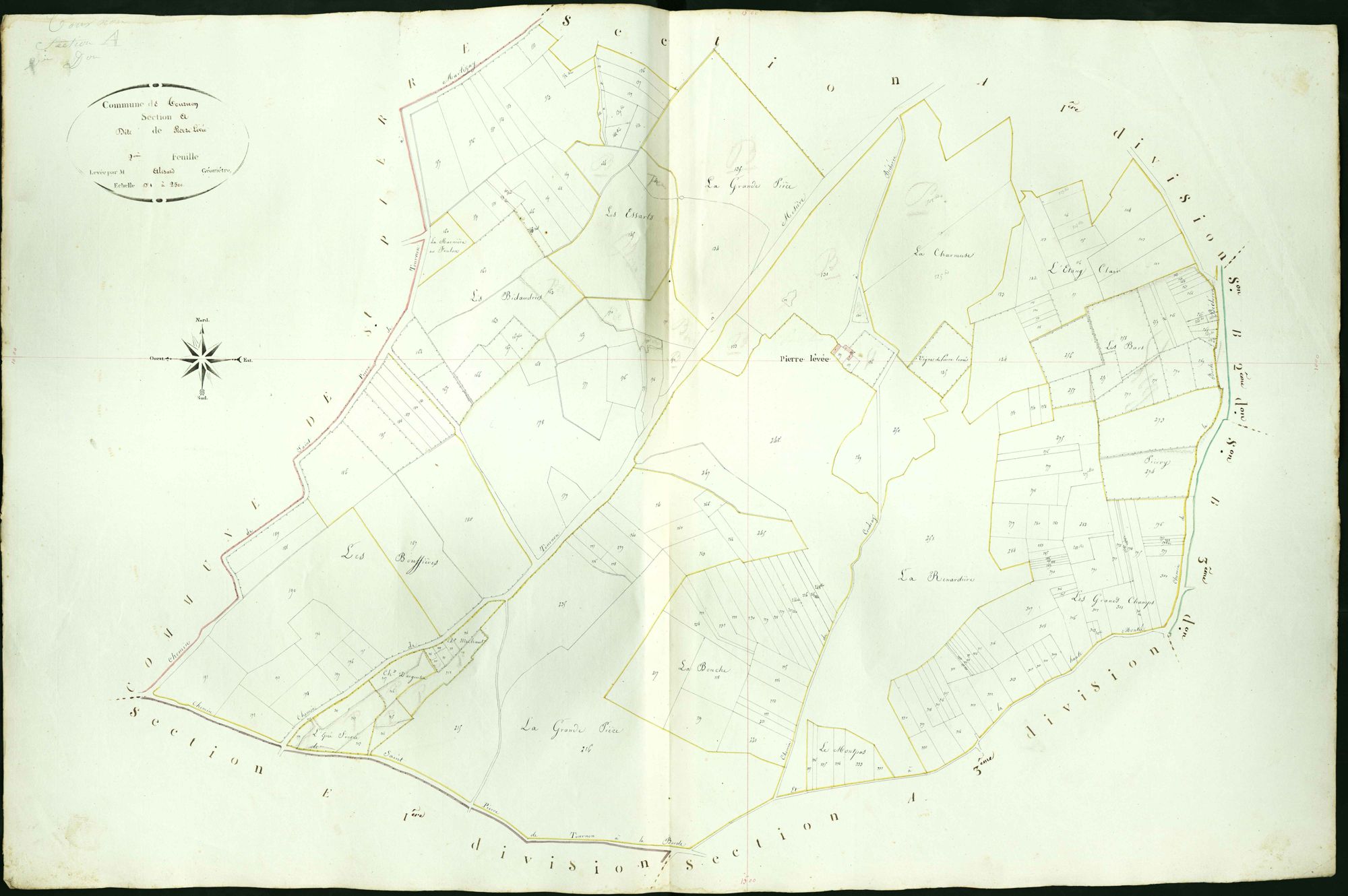 Tournon-Saint-Martin - Section A2, dite de Pierre Levée.