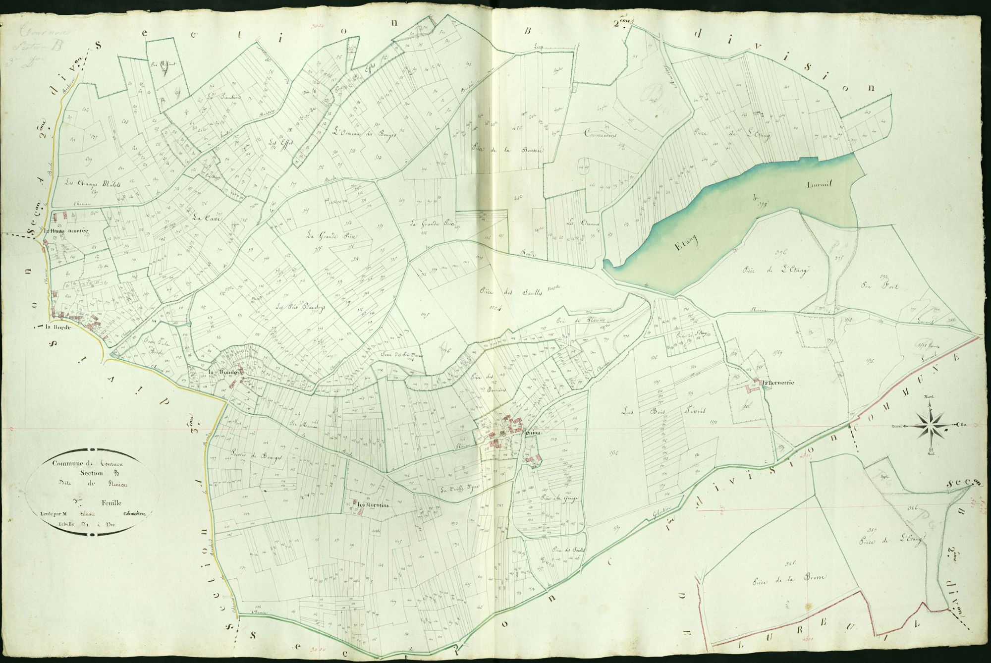 Tournon-Saint-Martin - Section B3, dite de Pleniou.