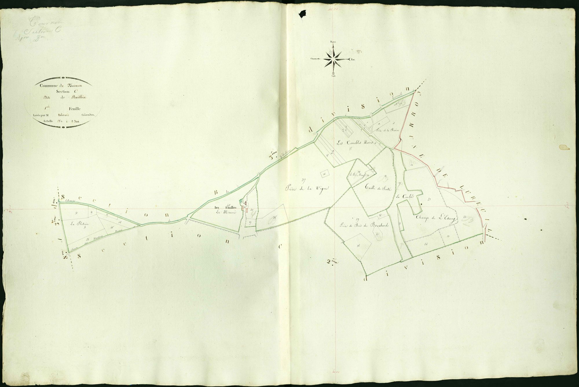Tournon-Saint-Martin - Section C1, dite de Baillère.
