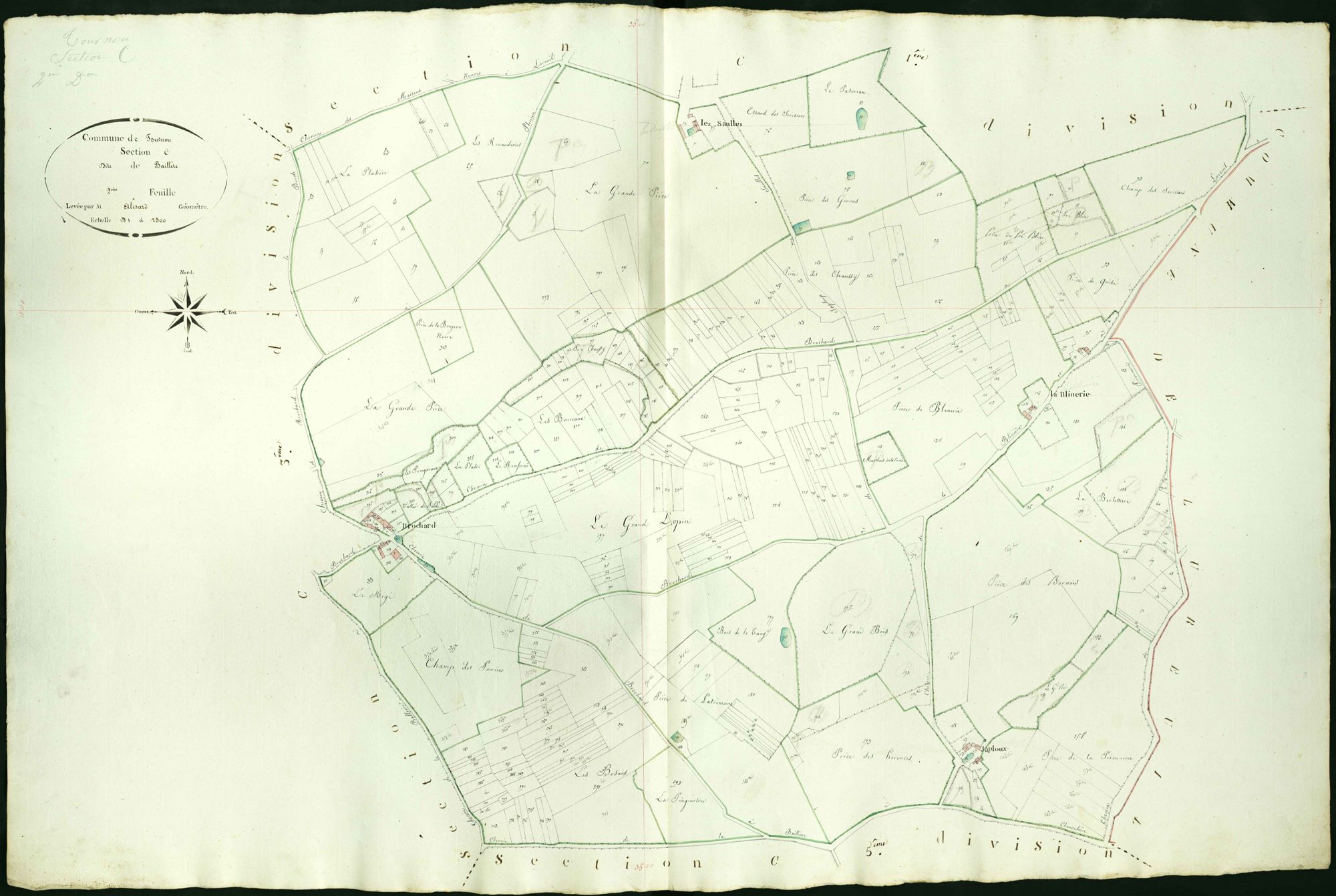 Tournon-Saint-Martin - Section C2, dite de Baillère.