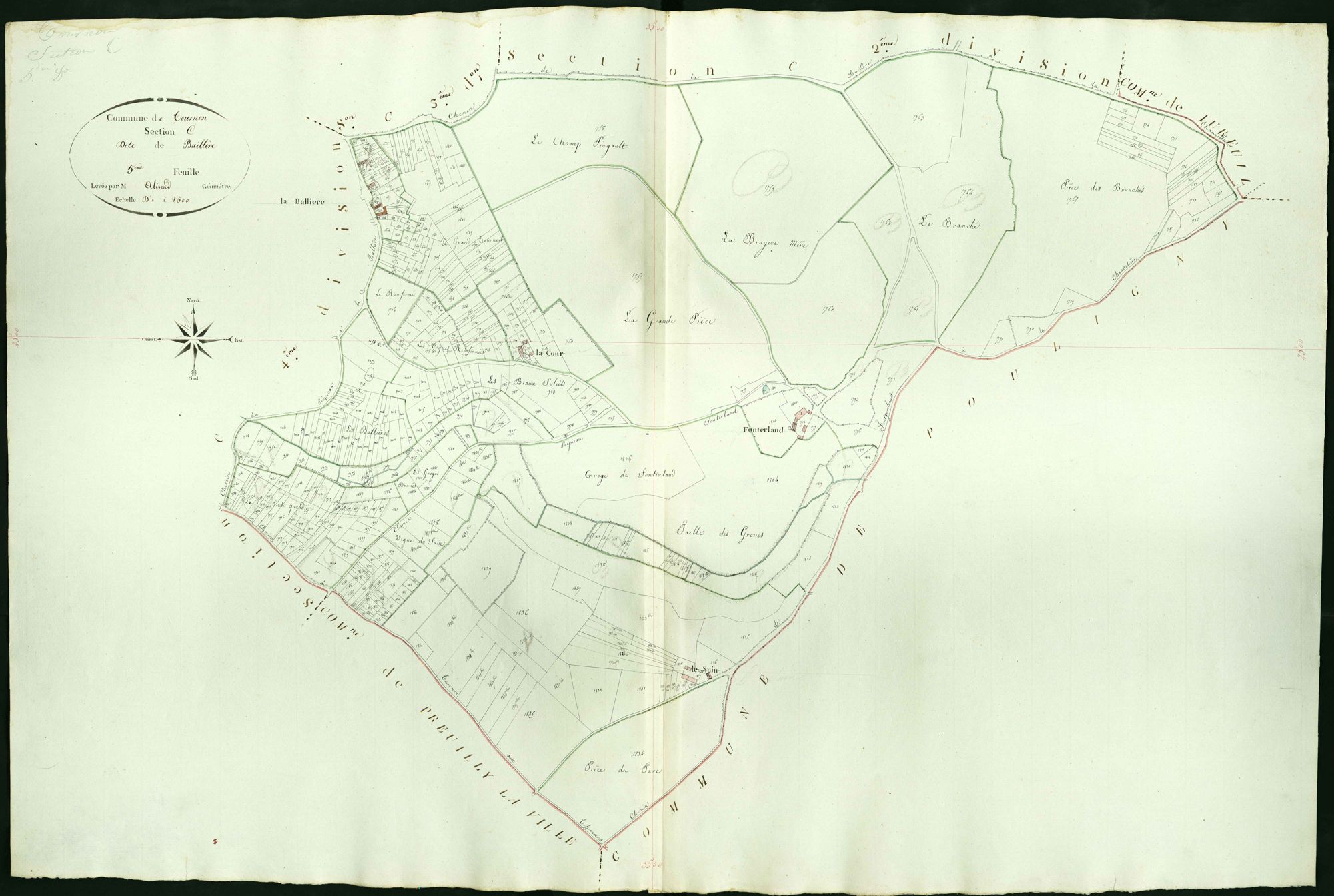 Tournon-Saint-Martin - Section C5, dite de Baillère.