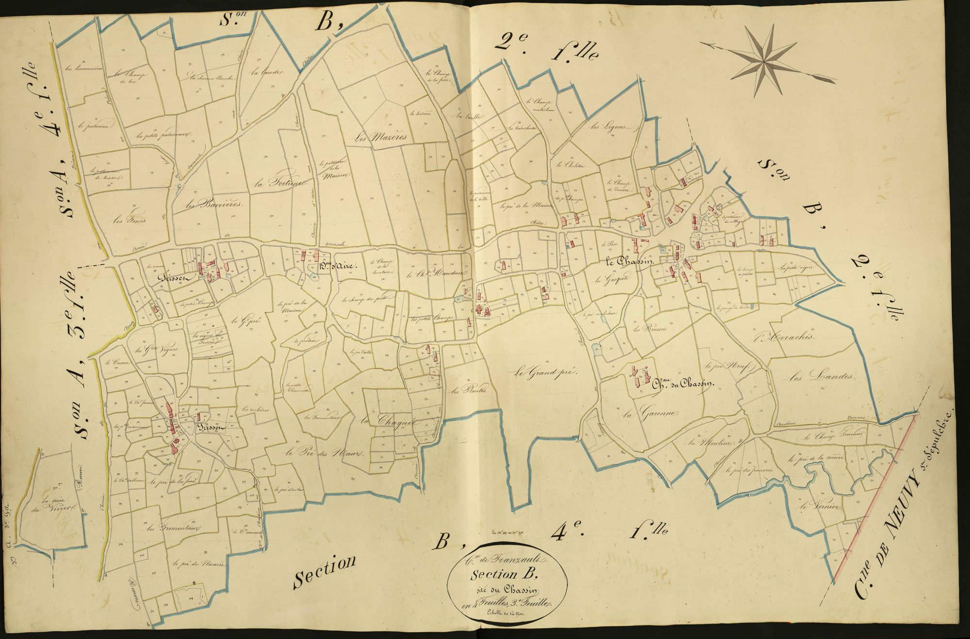 Tranzault - Section B3, dite du Chassin.