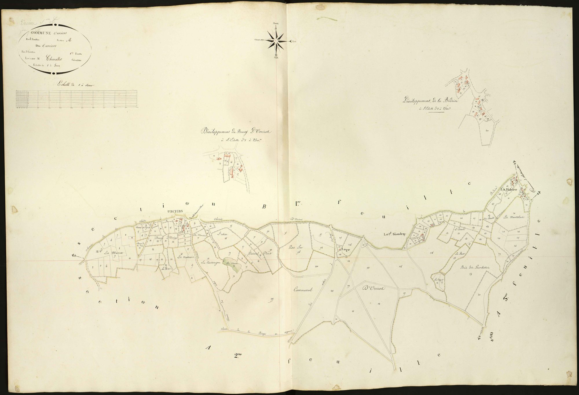 Urciers - Section A1, dite d'Urciers.