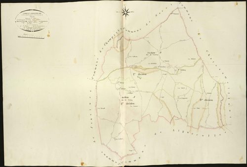 Urciers - Tableau d'assemblage.
