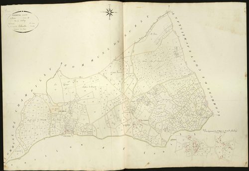 Urciers - Section B, dite de Sioudray.