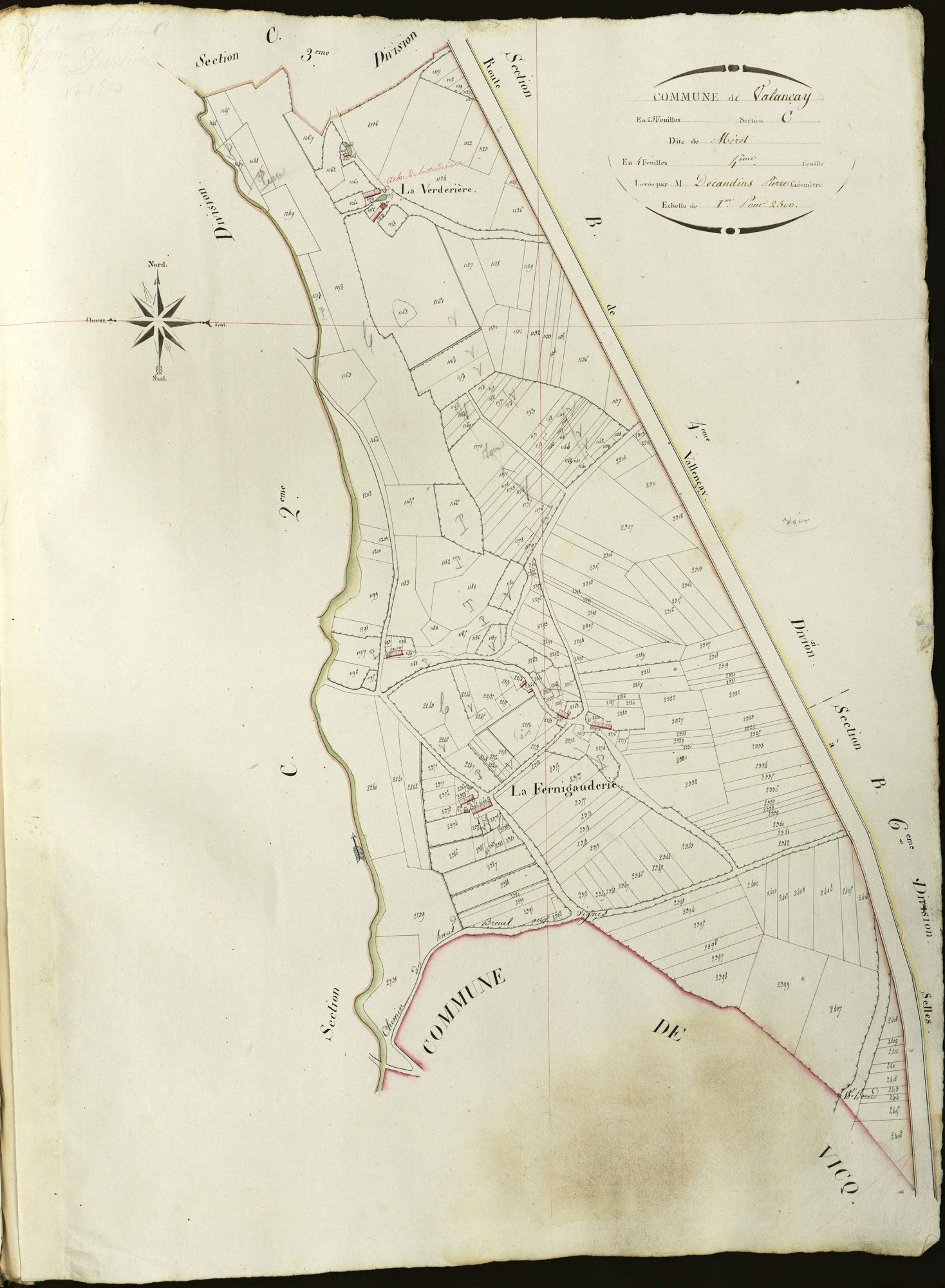 Valençay - Section C4, dite du Méret.