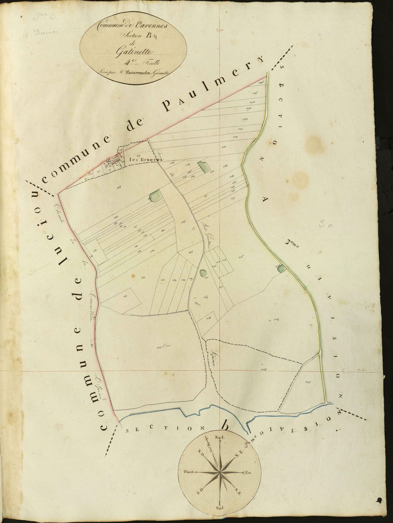 Varennes-sur-Fouzon - Section B4, dite de Gatinette.