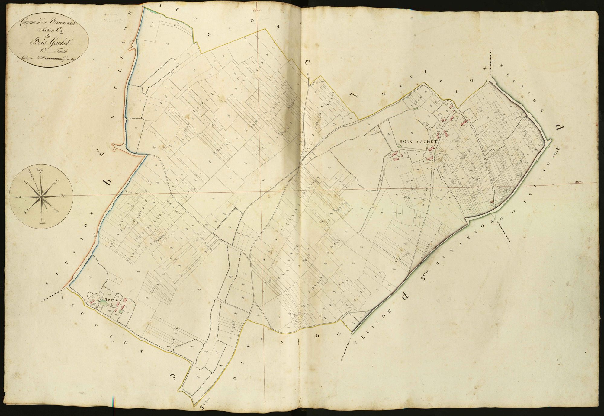 Varennes-sur-Fouzon - Section C2, dite du Bois Gachet.