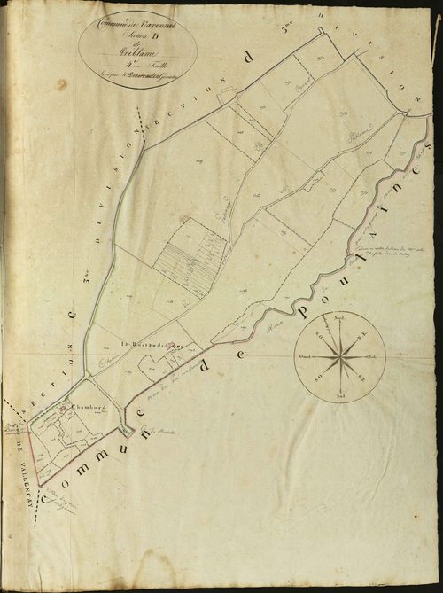 Varennes-sur-Fouzon - Section D4, dite de Préblâme.