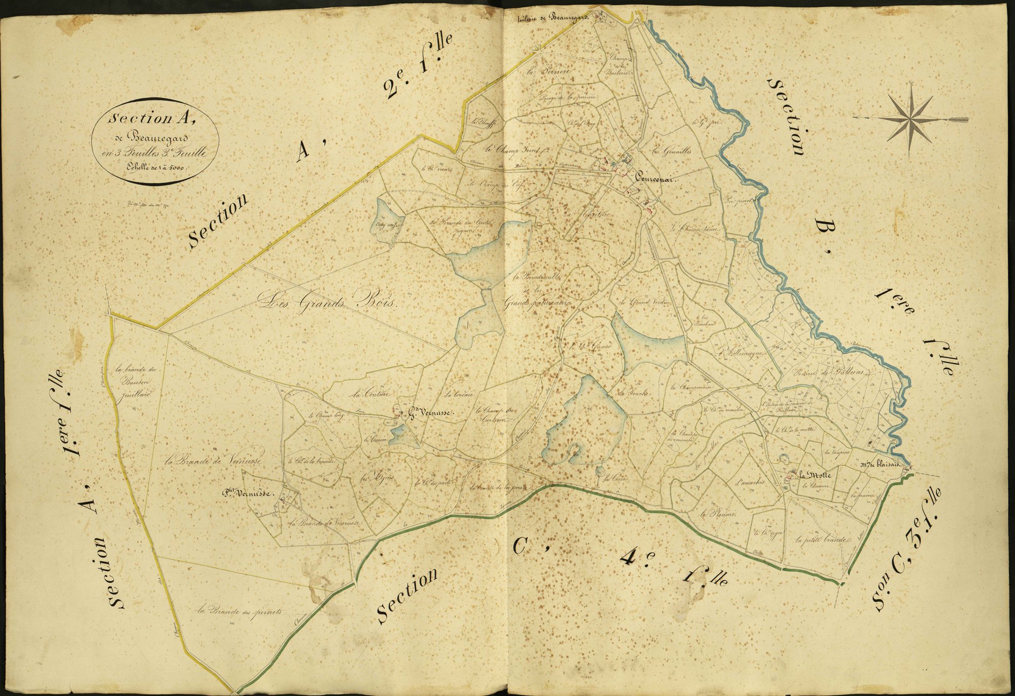Velles - Section A3, dite de Beauregard.
