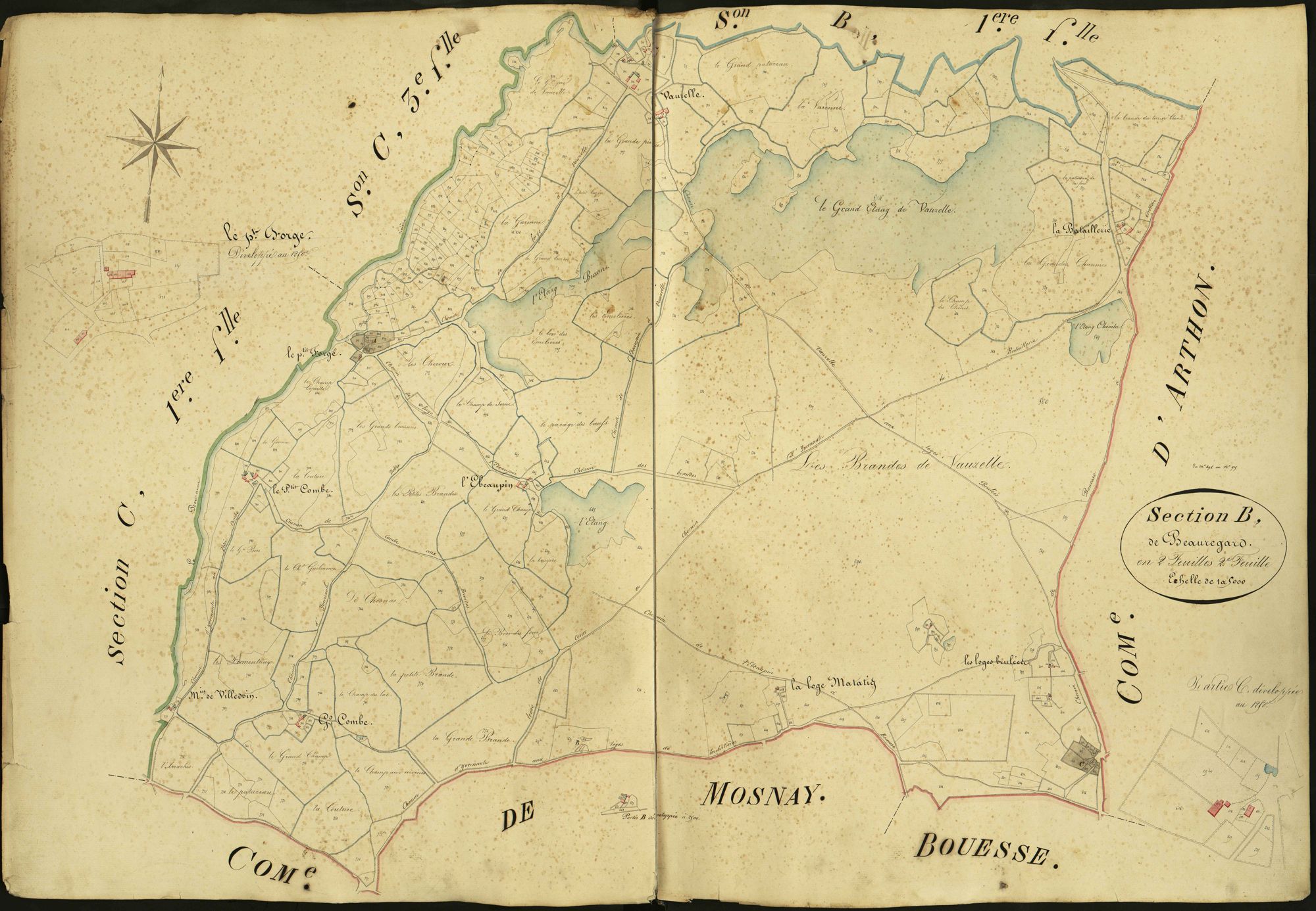 Velles - Section B2, dite de Beauregard.