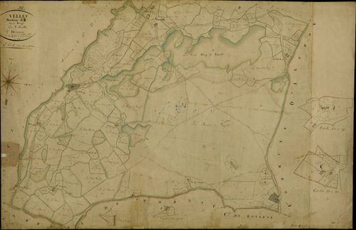 Velles - Section B2, dite du Bourg.
