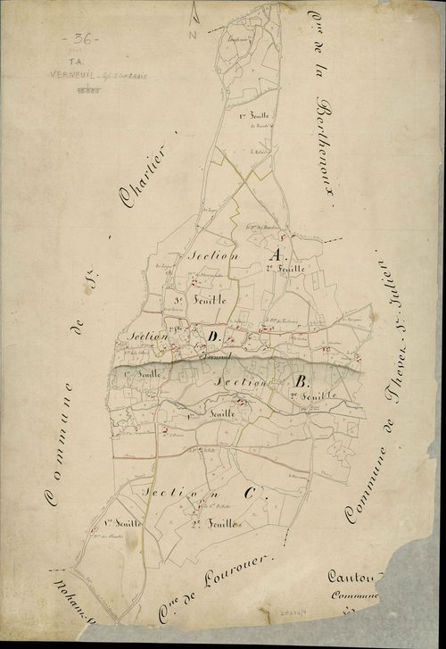 Verneuil-sur-Igneraie - Tableau d'assemblage.
