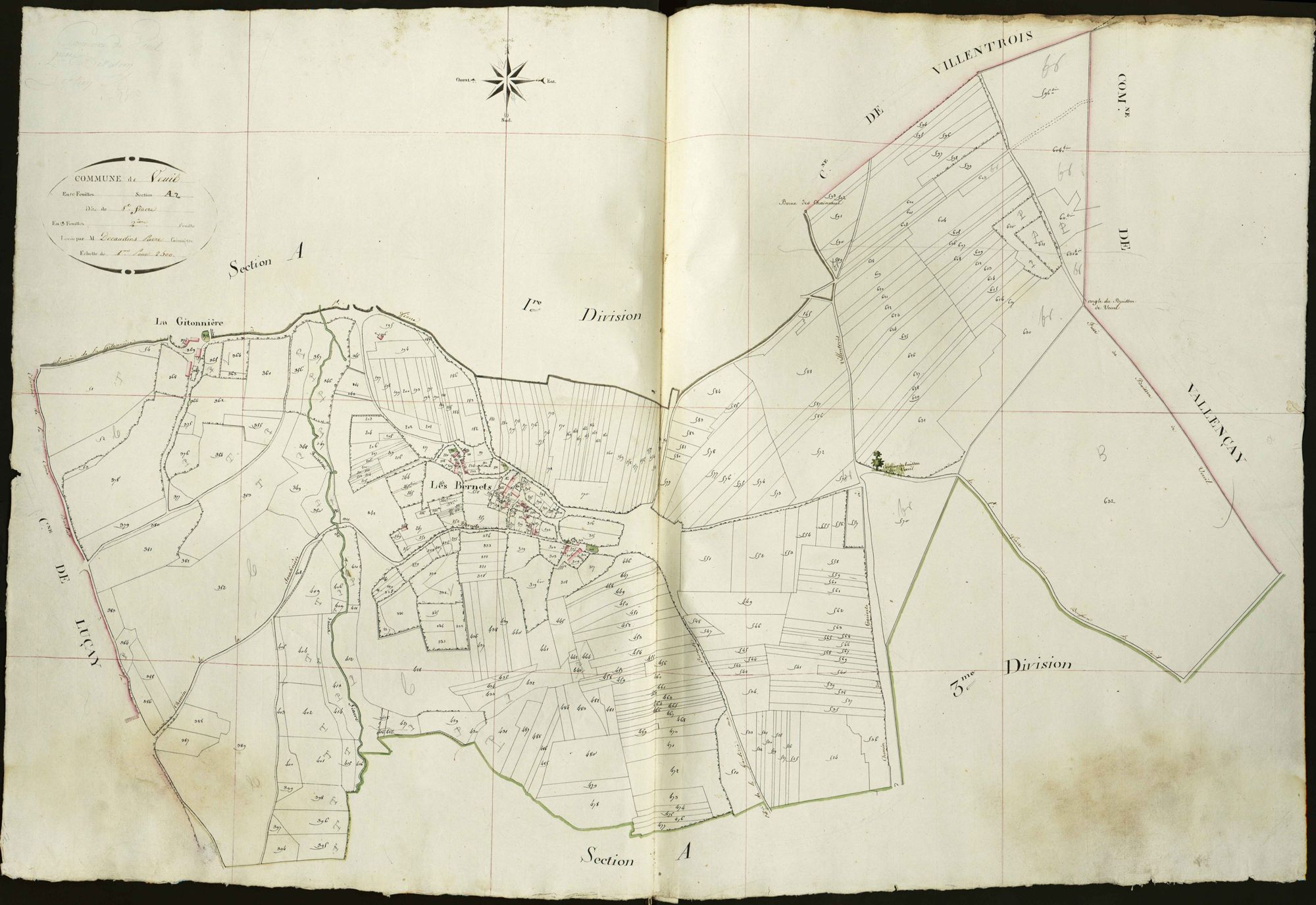 Veuil - Section A2, dite de Saint-Fiacre.