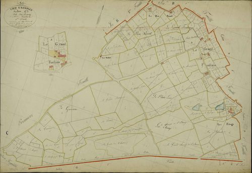 Vicq-Exemplet - Section C3, dite du Bourg.