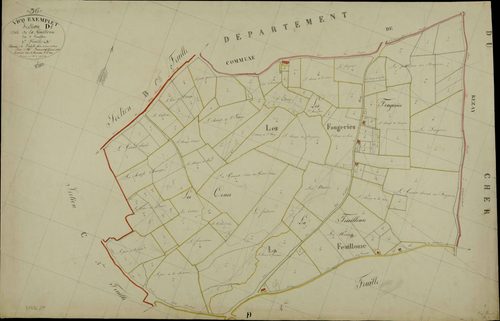 Vicq-Exemplet - Section D1, dite de la Feuillouse.