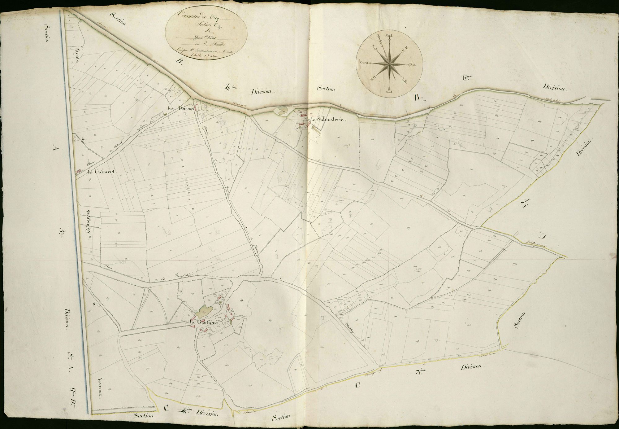 Vicq-sur-Nahon - Section C1, dite du Gros chêne.