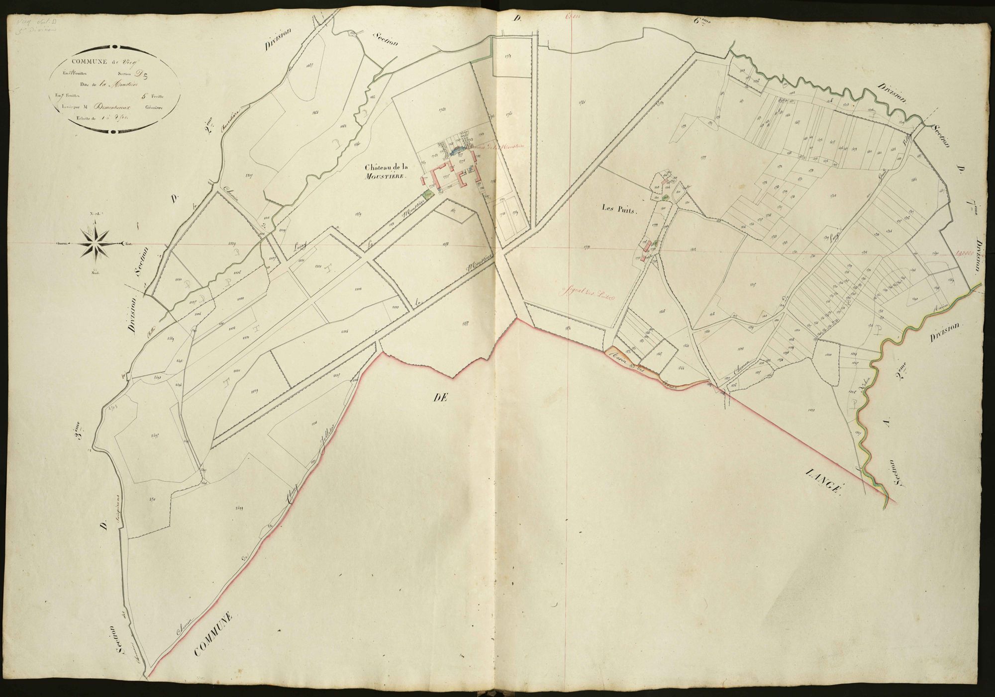 Vicq-sur-Nahon - Section D5, dite de la Moustière.