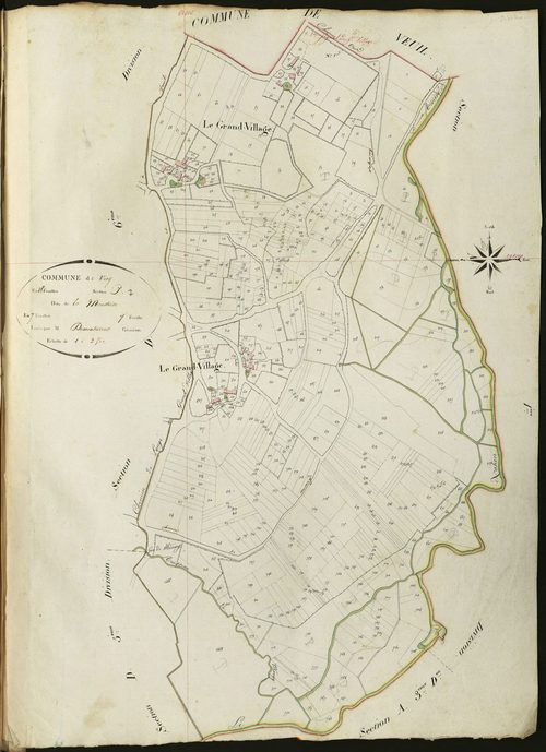 Vicq-sur-Nahon - Section D7, dite de la Moustière.