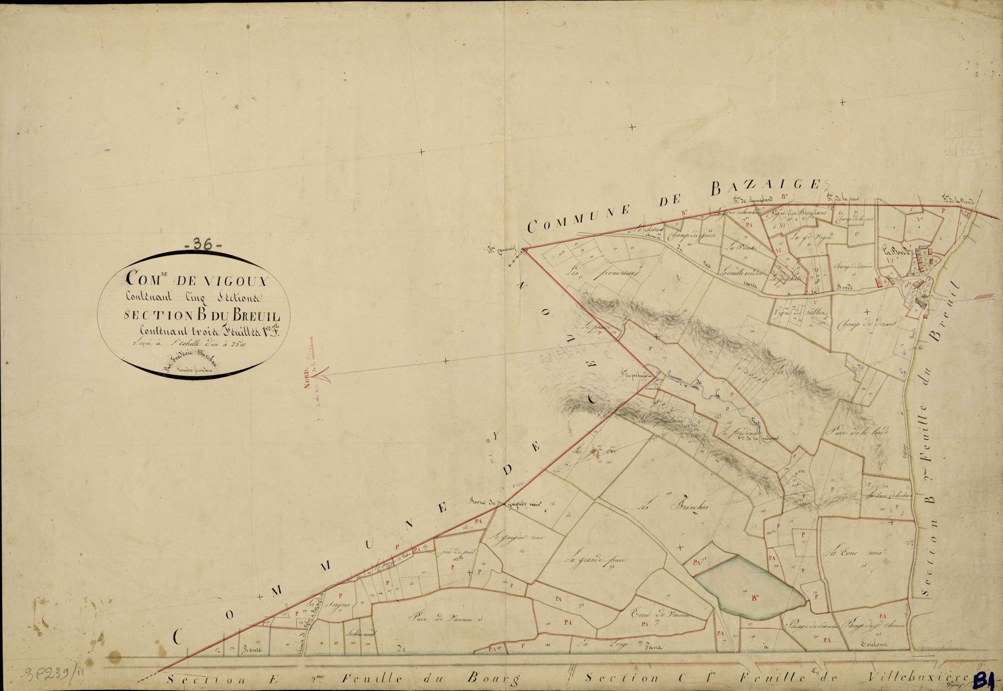 Vigoux - Section B1, dite du Breuil.