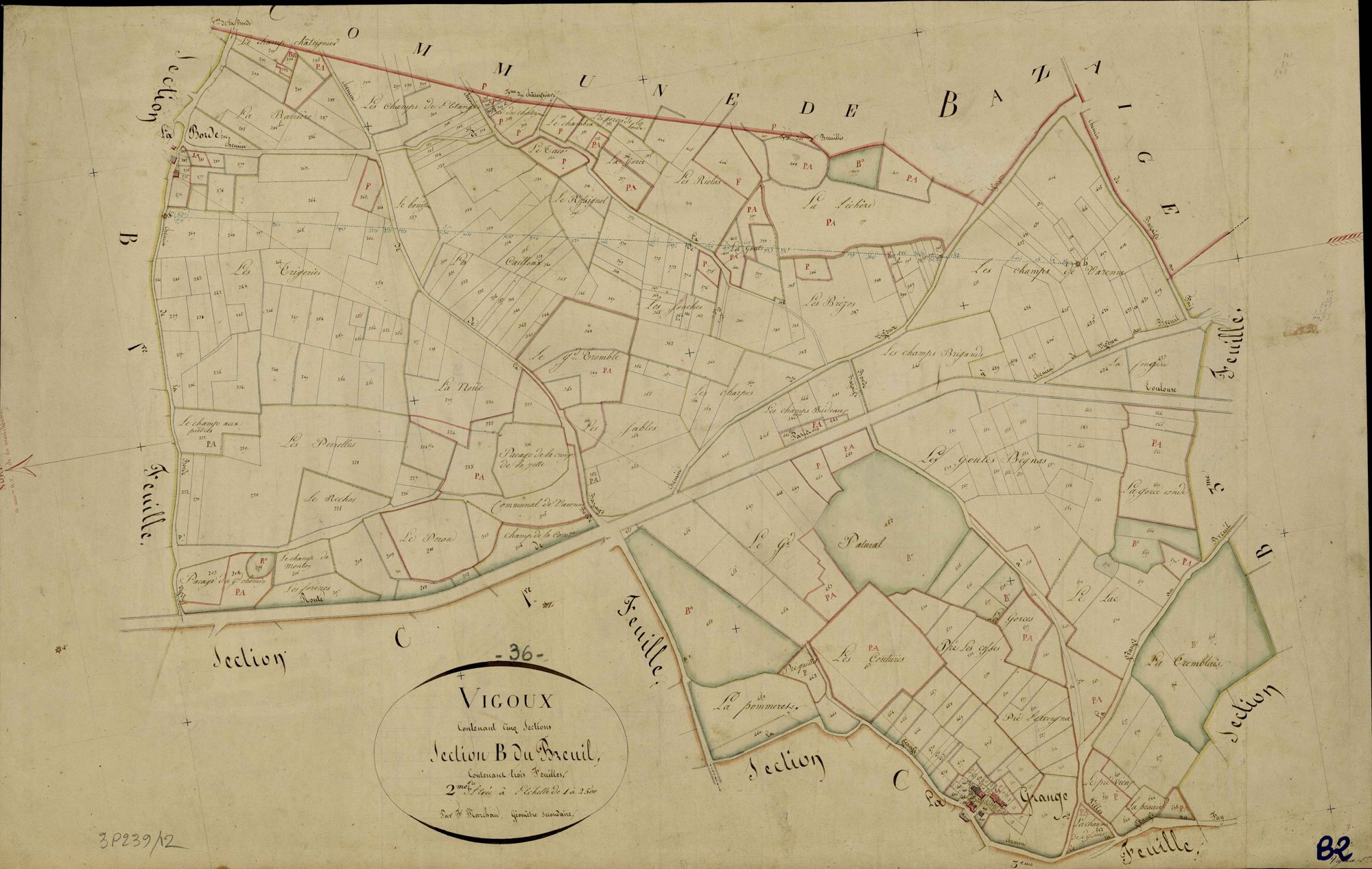 Vigoux - Section B2, dite du Breuil.
