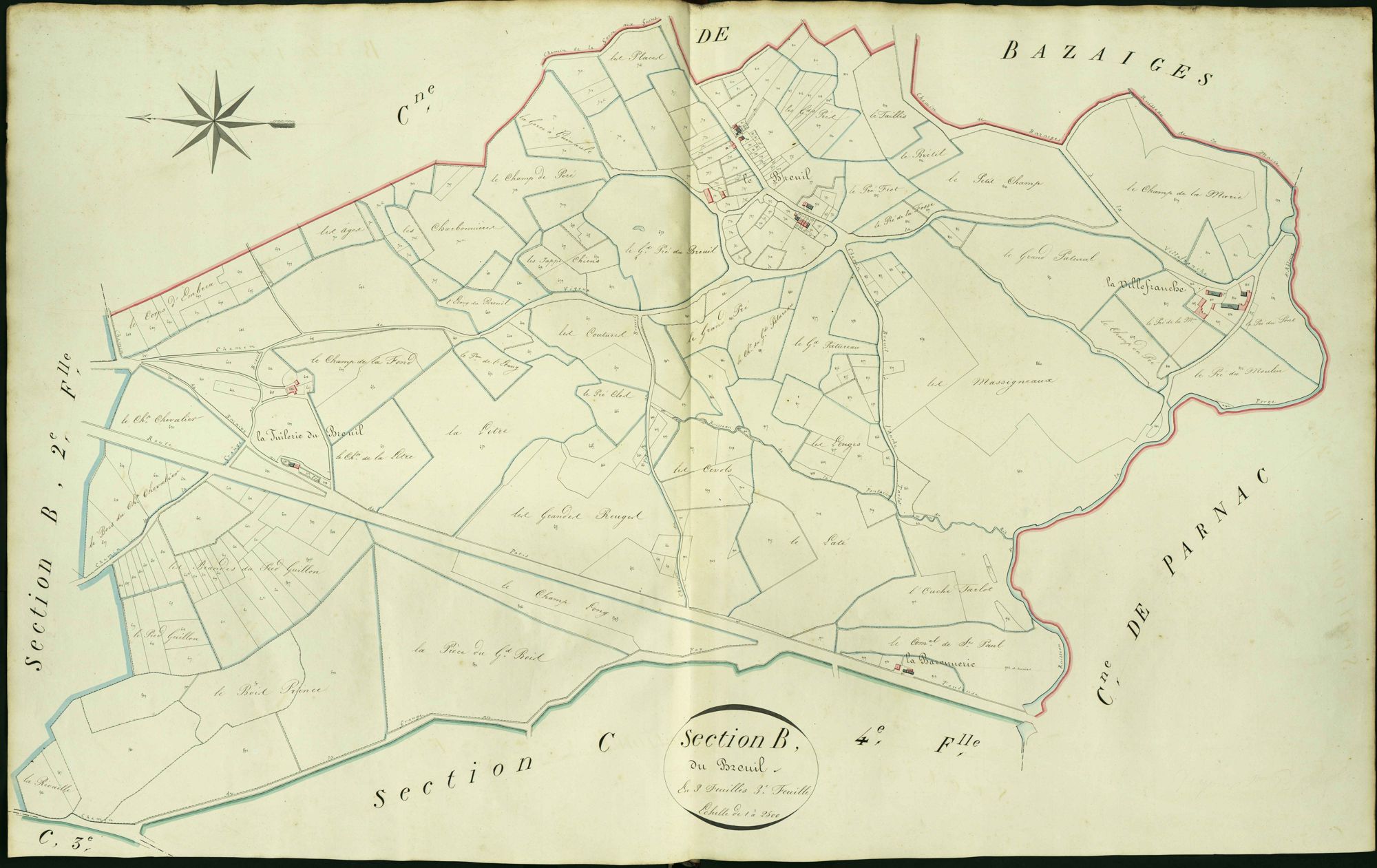 Vigoux - Section B3, dite du Breuil.