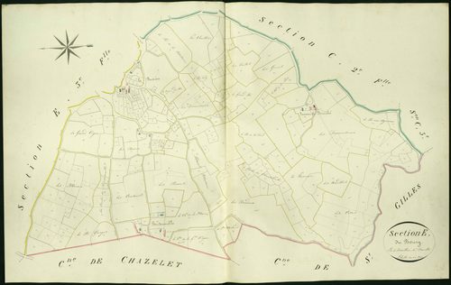 Vigoux - Section E4, dite du Bourg.
