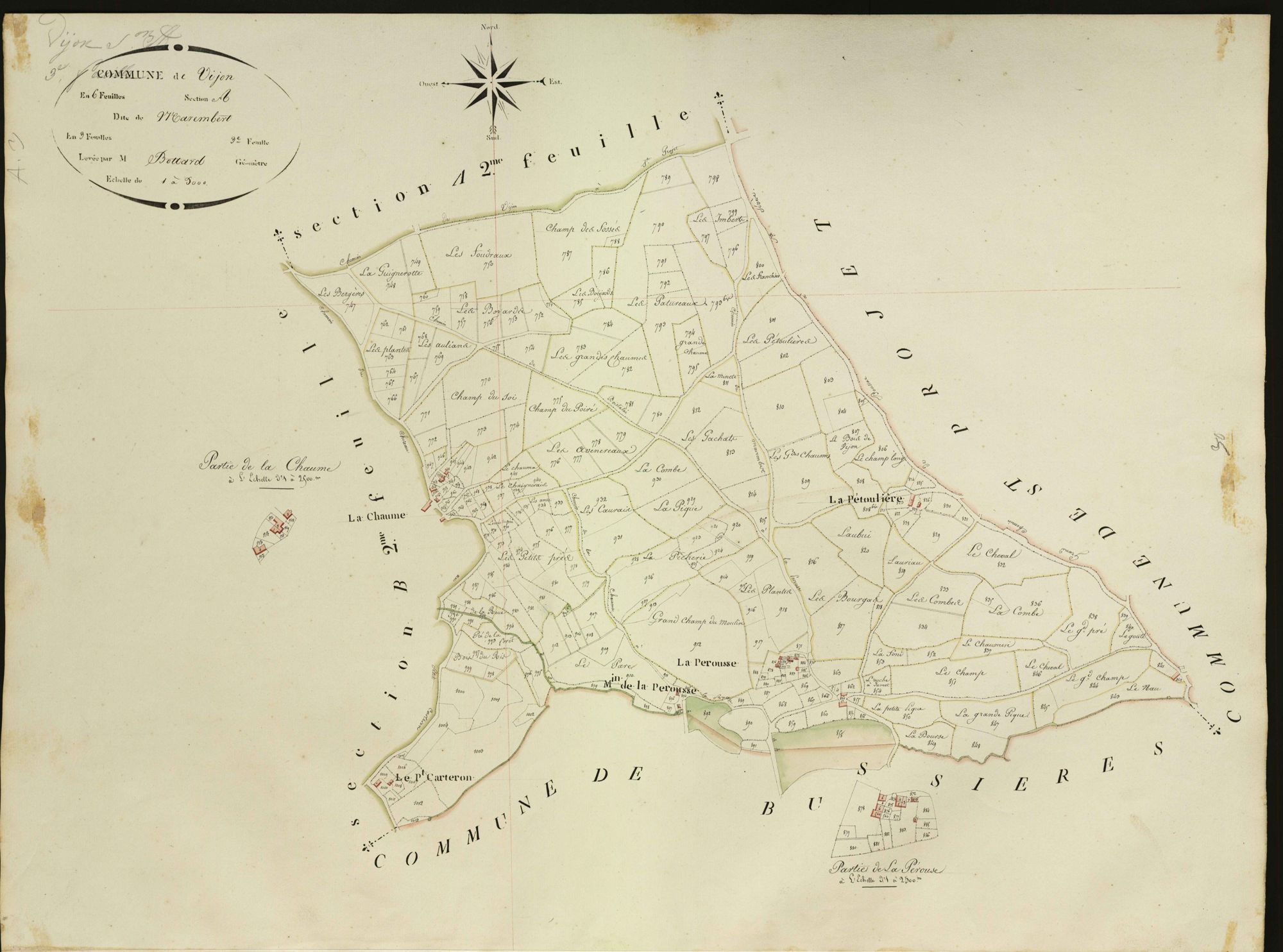 Vijon - Section A3, dite de Marembert.