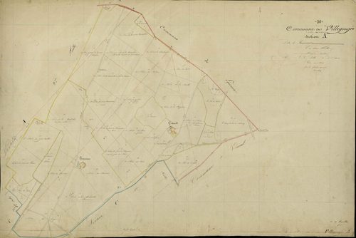 Villegongis - Section A1, dite de Bonnevaut.