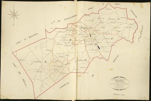 Villegouin - Tableau d'assemblage.