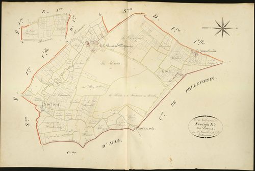 Villegouin - Section E2, dite du Bourg.