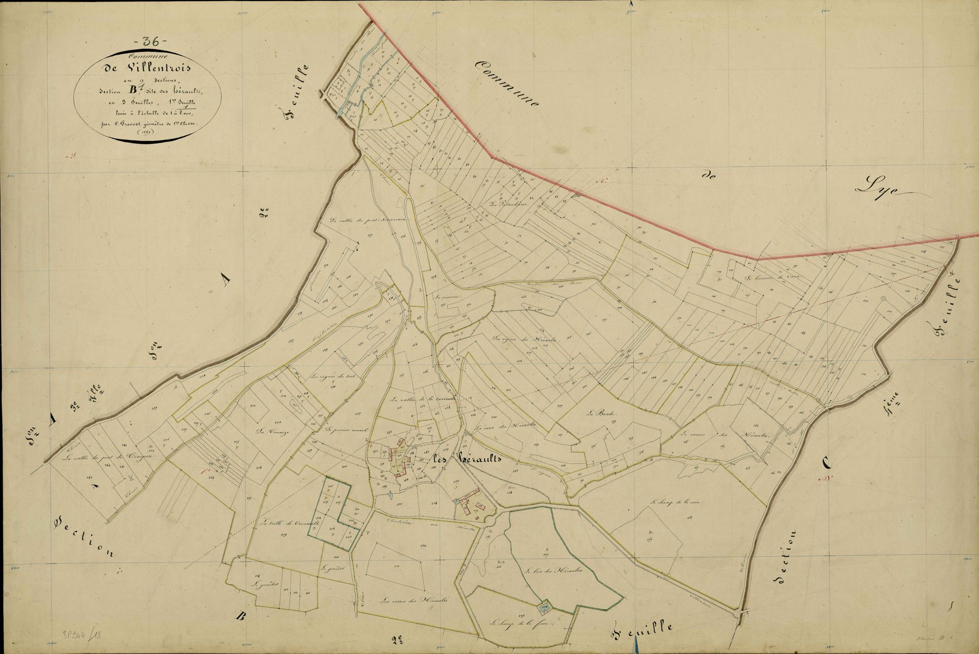 Villentrois - Section B1, dite des Héraults.