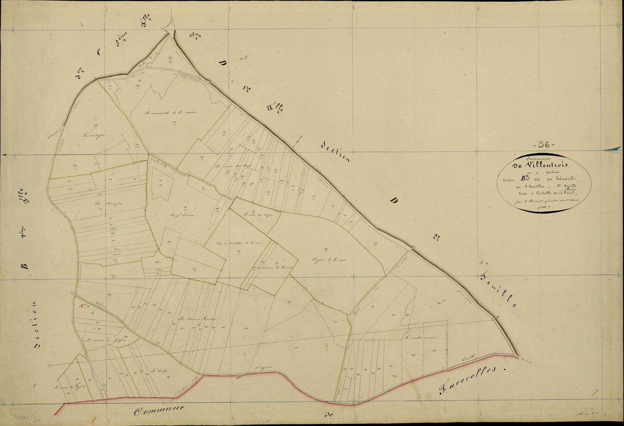 Villentrois - Section B3, dite des Héraults.
