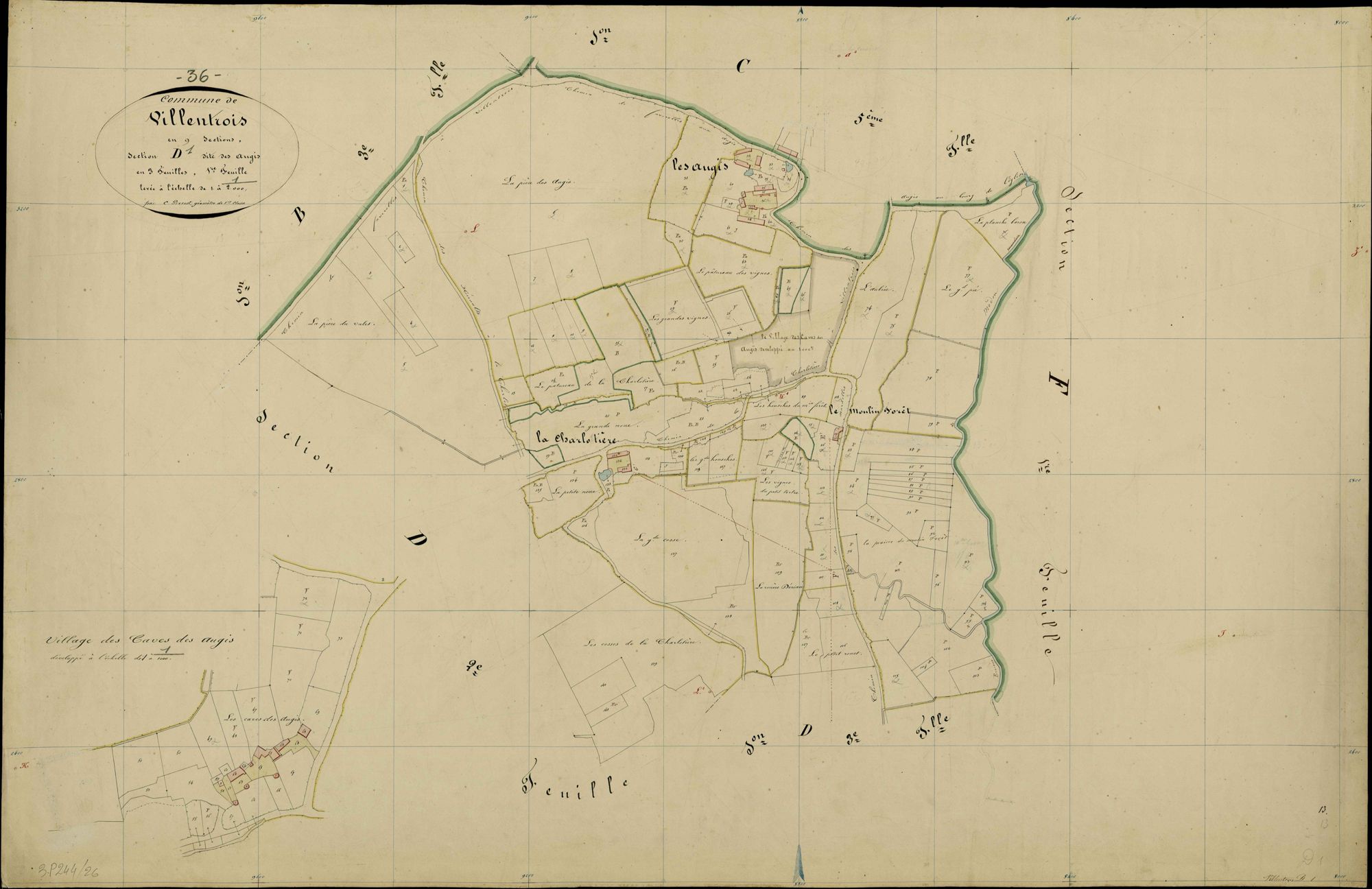 Villentrois - Section D1, dite des Augis.