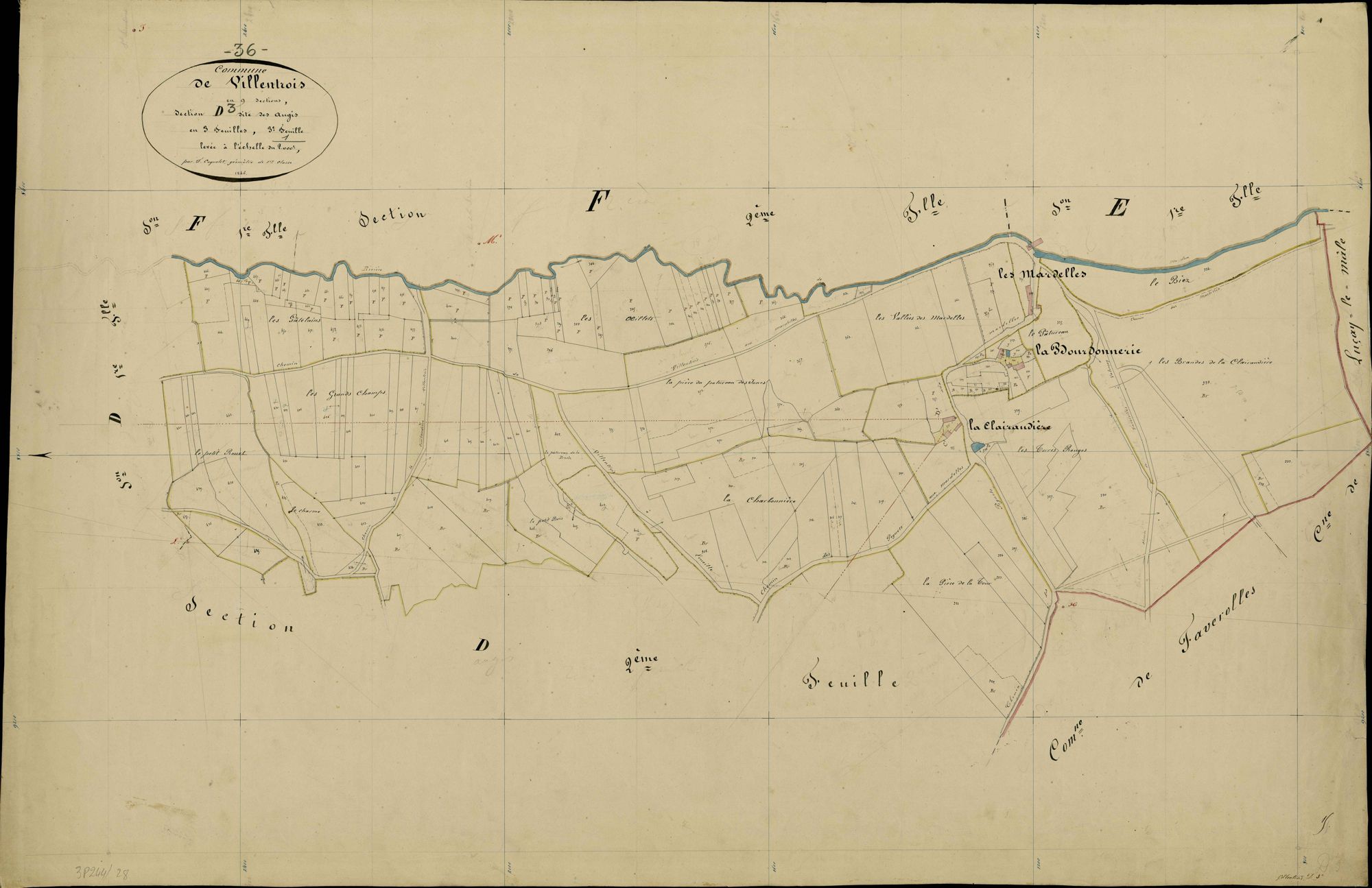 Villentrois - Section D3, dite des Augis.