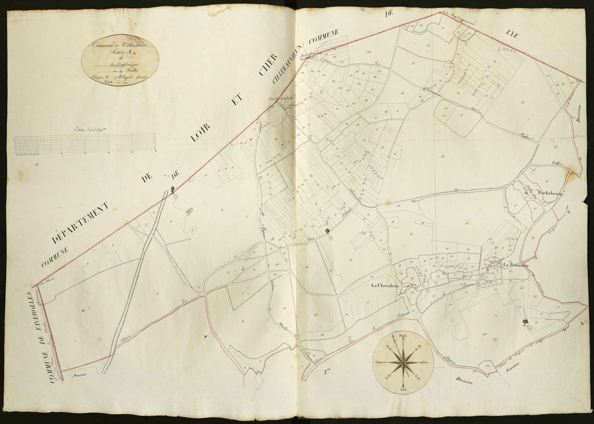 Villentrois - Section A1, dite de la Grossinière.