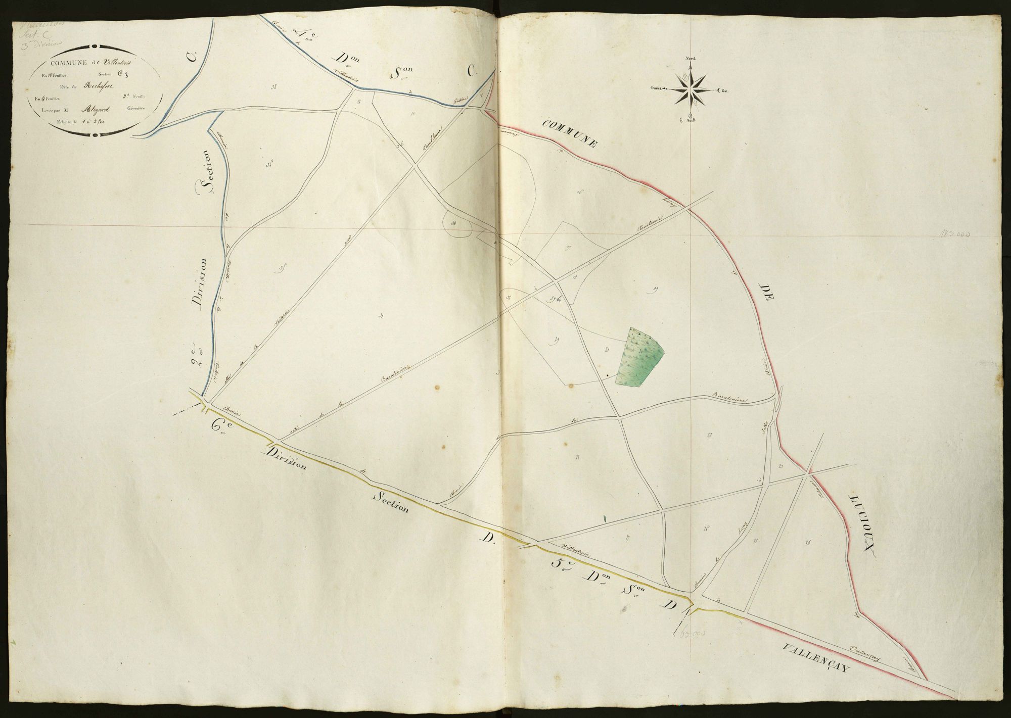 Villentrois - Section C3, dite de Rochefort.