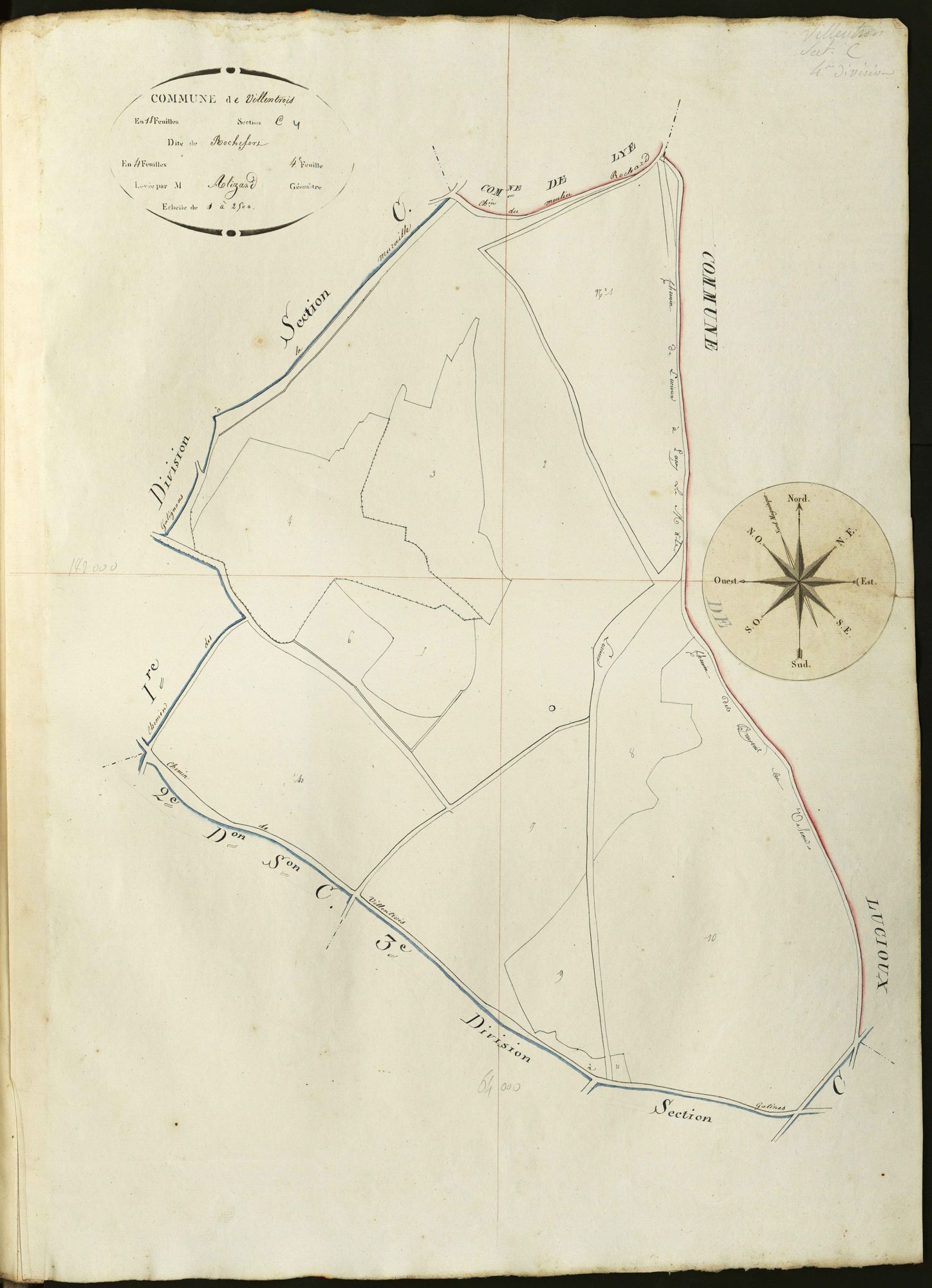 Villentrois - Section C4, dite de Rochefort.