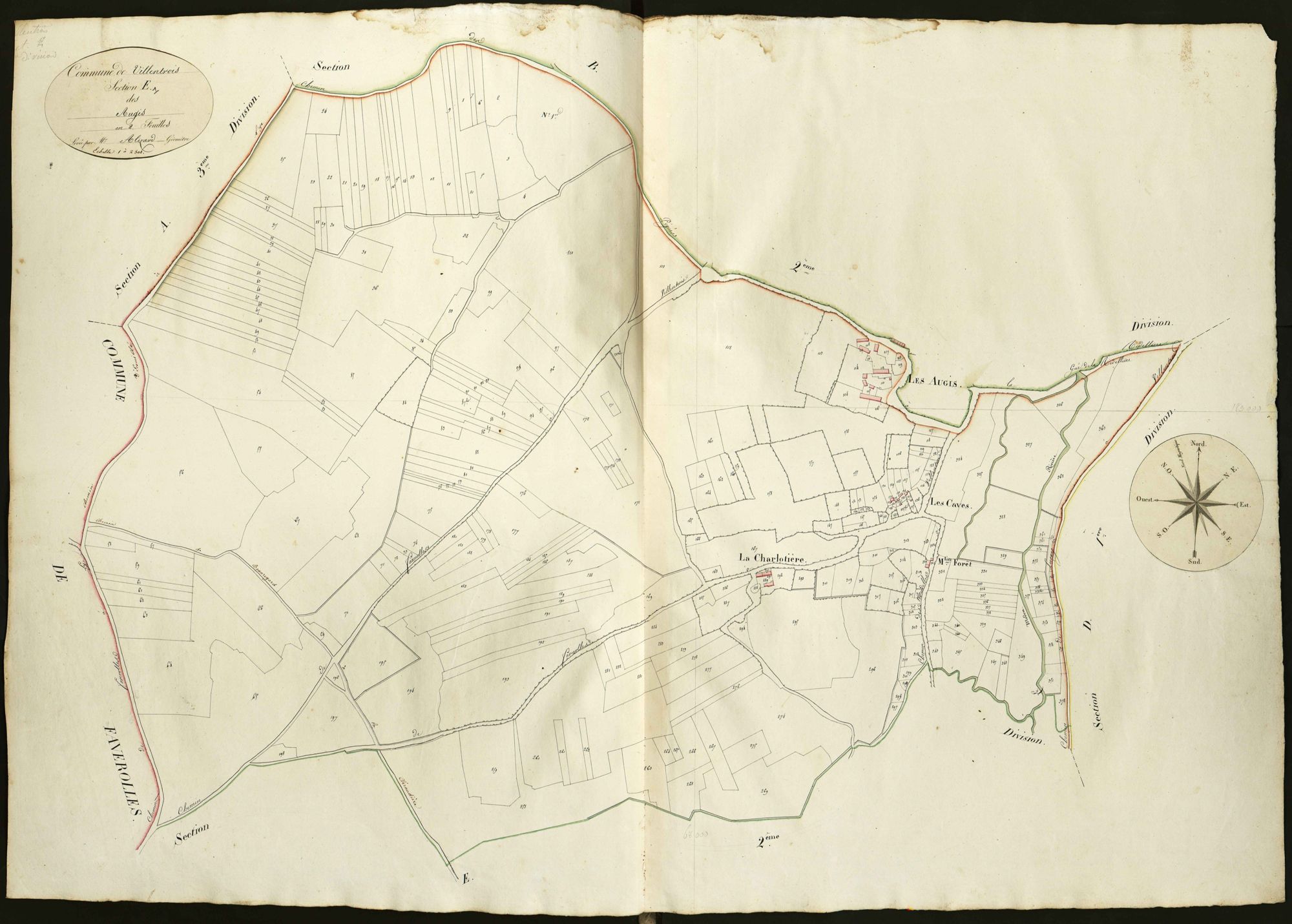 Villentrois - Section E1, dite des Augis.