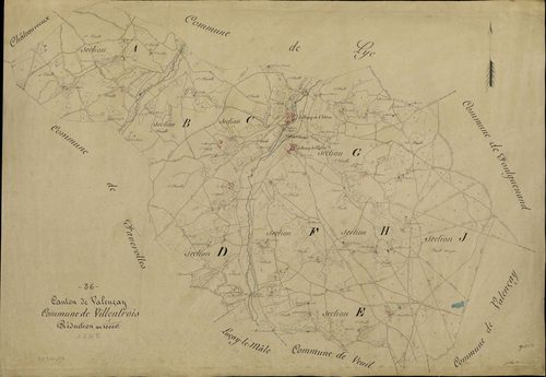 Villentrois - Tableau d'assemblage.
