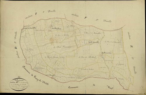 Villentrois - Section E1, dite de la Bernardière.