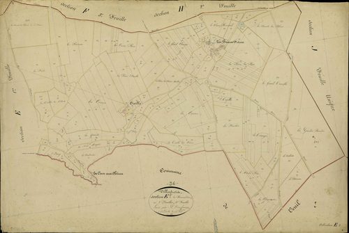 Villentrois - Section E2, dite de la Bernardière.