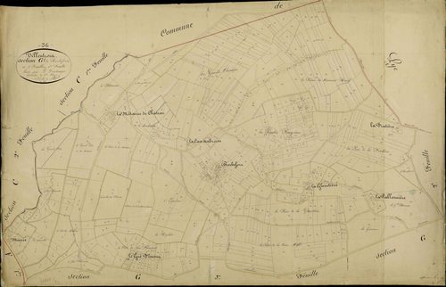 Villentrois - Section G1, dite de Rochefort.