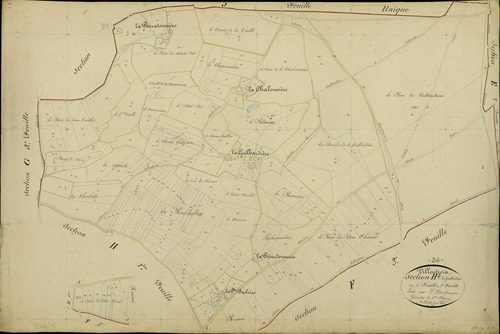 Villentrois - Section H2, dite de la Guilbardière.