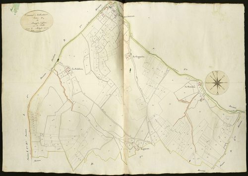 Villentrois - Section D1, dite du Bourg de l'église.