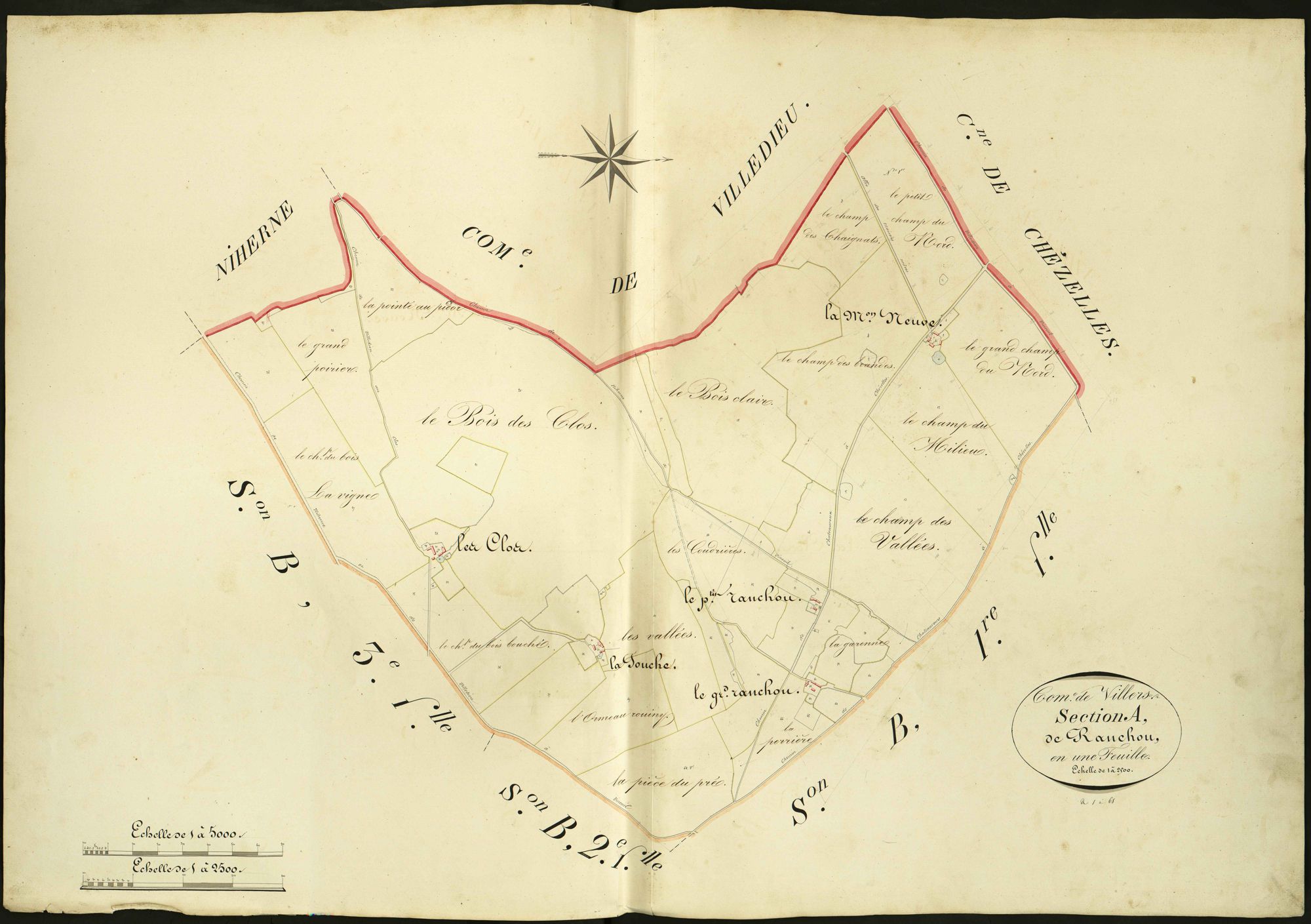 Villers-les-Ormes - Section A, dite de Ranchou.